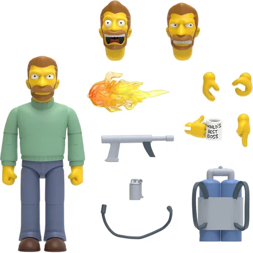 Vista 10 de Super7 Ultimates The Simpsons Bartman - Figura de acción de Los Simpson de 7 pulgadas con accesorios, colección clásica de programas de televisión