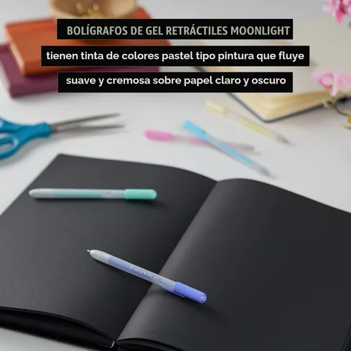 Vista 4 de SAKURA Gelly Roll - Bolígrafos retráctiles, juego de bolígrafos pastel para escritura decorativa, punta de 0.031 in, sin sangrado, pasteles de luz