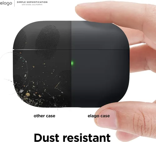 Vista 4 de elago Liquid Hybrid - Funda para AirPods Pro 2 con cordón, compatible con AirPods Pro de 2ª generación, protección de triple capa, resistente al