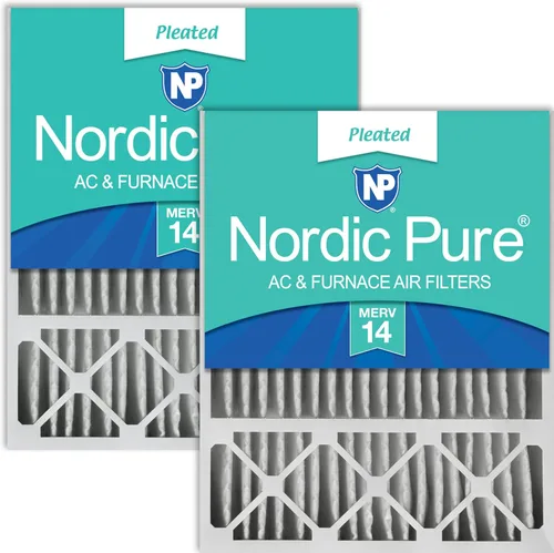 Vista 40 de Nordic Pure 20 x 25 x 5 (tamaño real: 19 3/4 x 24 3/4 x 4 3/8) Lennox X6673 X6675 Filtro Merv 8 de repuesto para reducción de olores 2