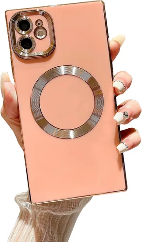 Vista 58 de Owncase Funda Magnética para iPhone 11, (Compatible con MagSafe) (Protección Completa de Lente de Cámara) (Esquinas Reforzadas) Funda Parachoques