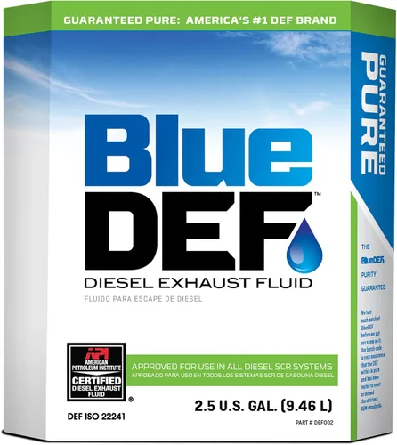 Vista 2 de BlueDEF - Líquido de escape diésel sintético, agua desionizada y urea, 2.5 galones (4 unidades)