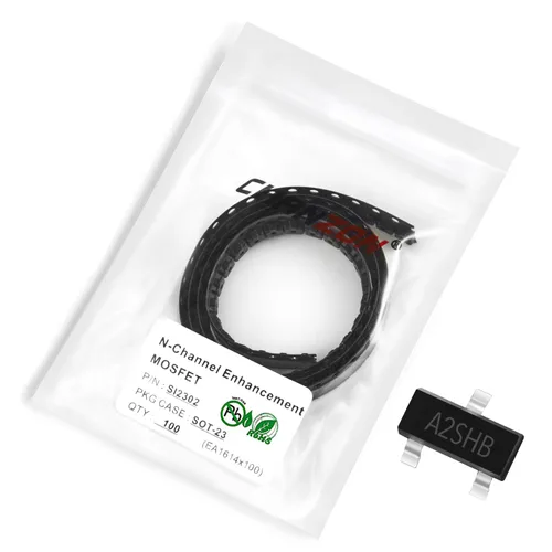 Vista 107 de Chanzon 2N60 TO-220AB NMOS MOS N-Channel Power MOSFET Transistor, alto voltaje y corriente nominal, (paquete de 10 unidades)