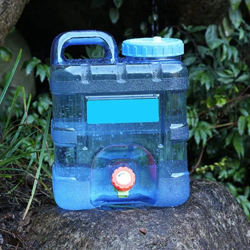 Vista 6 de Didiseaon - Jarra de agua de 5 galones, contenedor de agua para campamento, botella deportiva, contenedor de almacenamiento de bebidas, dispensador