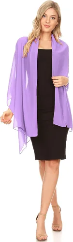 Vista 5 de Sakkas Jona - Bufanda de gasa suave y transparente para mujer