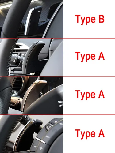Vista 2 de Tempe - Paletas de extensión para volante de automóvil, para Citroen Déesse DS DS3 DS4 DS4S DS5 5LS DS6 DS7 DS9 E-Tense Crossback