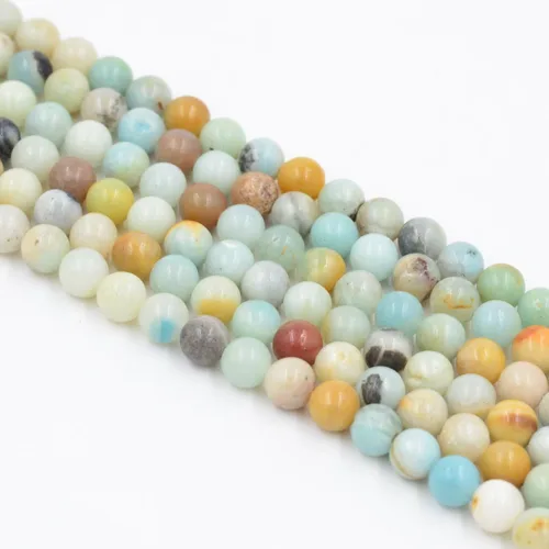 Vista 42 de 6mm Cuentas Redondas de Granate para Hacer Joyería DIY, Poder Curativo de Cristal, Piedras Preciosas Sueltas para Hacer Pulseras y Collares, Hilo