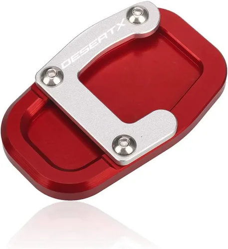 Vista 3 de Soporte de pie para motocicleta, ampliador lateral, soporte de extensión compatible con Ducati DesertX Desert X (negro)