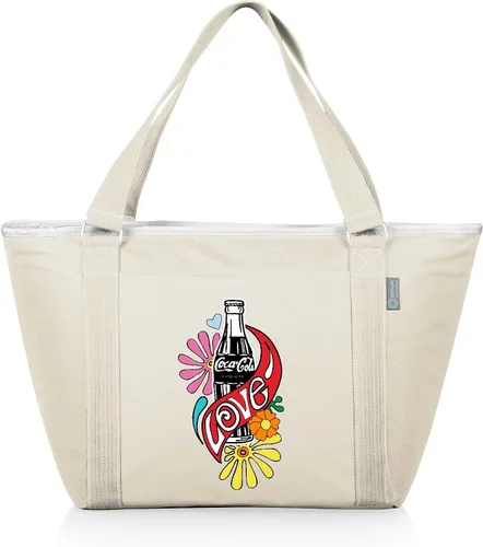 Vista 8 de PICNIC TIME Coca-Cola Topanga Tote - Bolsa enfriadora suave, enfriador de picnic Coca-Cola Comprar El Mundo - Arena