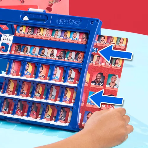 Vista 7 de Adivina quién? Juego de mesa edición NFL Juego de mesa NFL oficialmente licenciado para niños y familias A partir de 6 años 2 jugadores 15