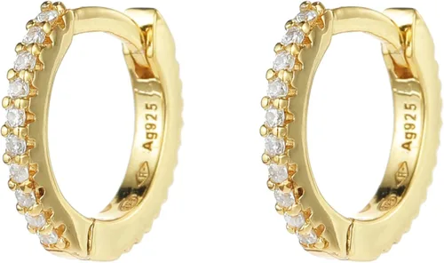 Vista 3 de Fossil Pendientes de acero inoxidable plateado para mujer