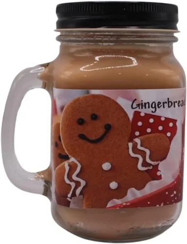 Vista 10 de Mountain Kettle - Vela en tarro de cera con pan de plátano, vela perfumada, día de Navidad, decoración de otoño, alivio de ansiedad y estrés, quema