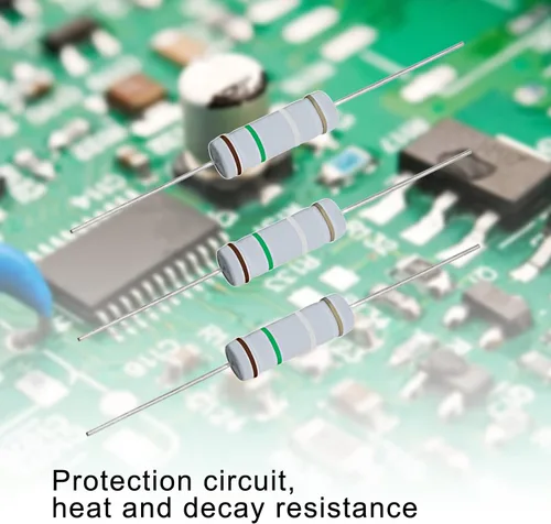 Vista 4 de Resistencia de película de óxido metálico de 0.15 ohmios, tolerancia de ± 5% de alta precisión de 5 vatios para circuito electrónico, resistencia