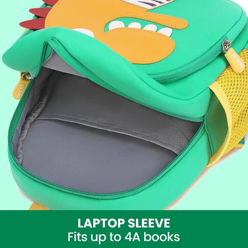 Vista 8 de Mochila infantil para niños de 1 a 3 años, mini mochila para niños, mochila preescolar para niños con correa de seguridad antipérdida, Dinosaurio