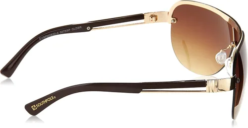 Vista 3 de Southpole 5075sp Retro 90's - Gafas de sol con protección rectangular y protección UV, regalos geniales para hombres, 5.512in