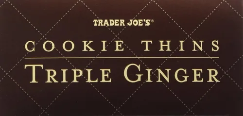 Vista 5 de Trader Joe's Cookie Thins Triple Jengibre, (paquete de 2)