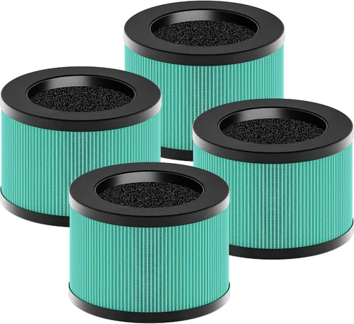 Vista 11 de MK01 y MK06 - Filtro de repuesto True HEPA compatible con purificador de aire Aroeve MK01, MK06, ToLife TZ-K1 y Kloudi DH-JH01, versión estándar