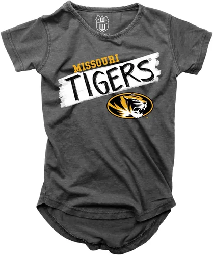 Vista 44 de Wes and Willy NCAA - Camiseta Burnout para niñas S/S