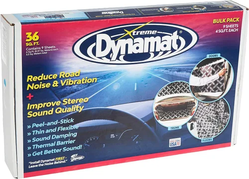 Vista 4 de Dynamat Xtreme Paquete a granel de aislamiento de sonido para auto 10455 – Amortiguación de ruido para piso, puertas, paneles, capó o maletero