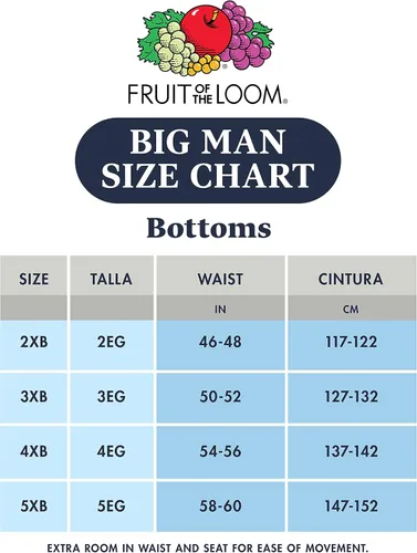 Vista 5 de Fruit of the Loom Men's Big and Tall Tag-Free Underwear