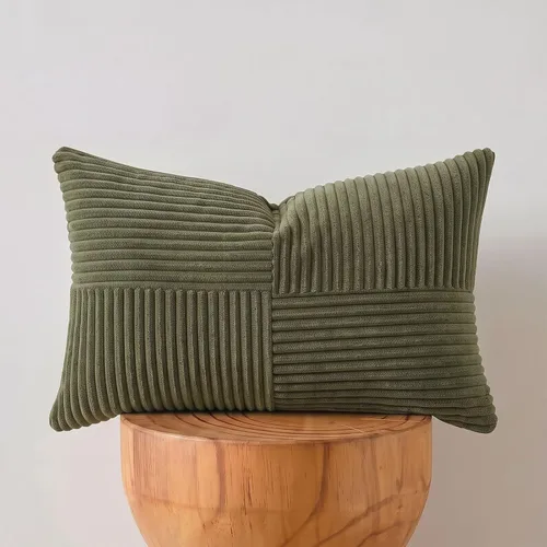 Vista 75 de Fancy Homi - Paquete de 2 fundas de almohada decorativas de color verde oliva pequeñas de 12 x 12 pulgadas para sala de estar, sofá, cama