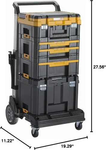 Vista 10 de DEWALT DWST1-71196 Cajas de herramientas-TOUGHSYSTEM & TSTAK, negro/plateado