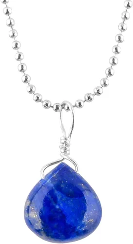 Vista 14 de Natural MultiColor Gemstone Dainty Pendant Necklace for Women