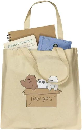 Vista 3 de GRAPHICS & MORE We Bare Bears Baby Bears - Bolsa reutilizable de viaje, Multi
