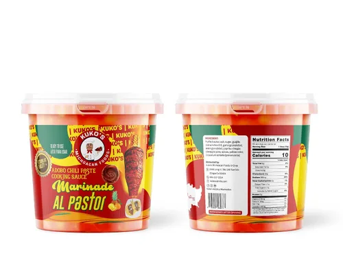 Vista 3 de Al Pastor Adobo Marinade pasta de chile con salsa de cocina de piña pasta de chile taco