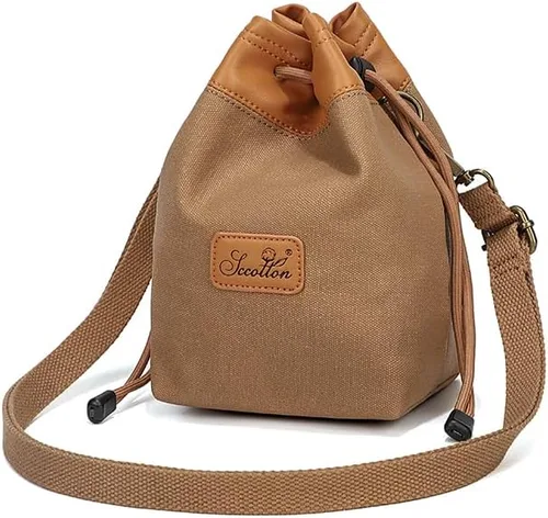 Vista 9 de Bolsa compacta para cámara, ligera, sin espejo, con correa ajustable, resistente al agua, se adapta a cámara y lente, ideal para viajes