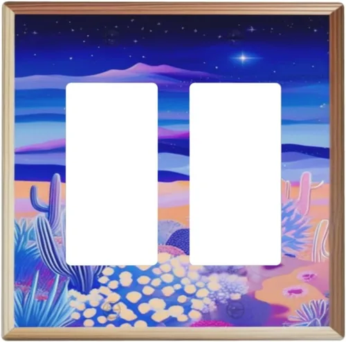 Vista 68 de Cubiertas Decorativas para Interruptores de Luz Arte de Pájaros BirdArt 1 Gang Salida Dúplex Individual Placa de Pared Placa de Interruptor Placa