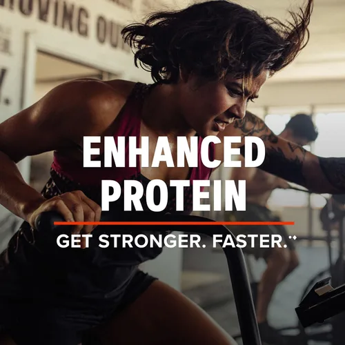 Vista 3 de Proteína en polvo GNC AMP Wheybolic clínicamente probada, 40g de proteína de suero, BCAA, Leucina, aumenta la fuerza muscular, construcción