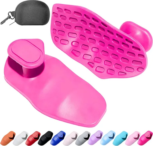 Vista 22 de Agarres de silicona para levantamiento de pesas, guantes de entrenamiento alternativos para hombres, agarre antideslizante para entrenamiento
