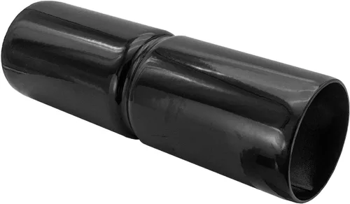 Vista 6 de Valla de enlace de cadena Top Rail Manguito: 1-3/8" X 6" ~ Tubo de hardware de valla de enlace de cadena. Paquete de 2 Galvanizado