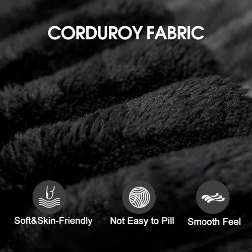 Vista 5 de Sofá deshuesado de 96 pulgadas, sofá modular en forma de L, color negro