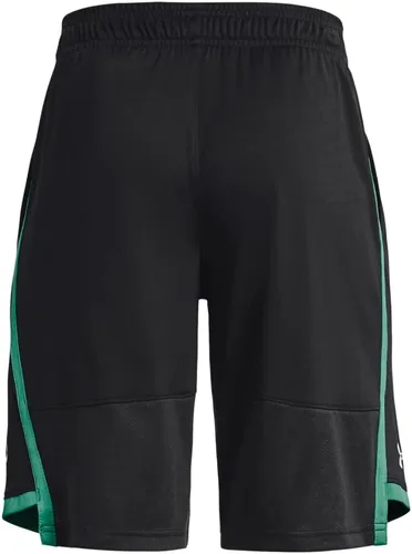 Vista 2 de Under Armour Pantalones cortos Stunt 3.0 para niños (005) negro/verde pajarito/blanco