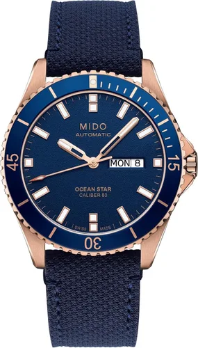 Vista 14 de MIDO Ocean Star 200 - Reloj suizo automático para hombre - Caja de acero inoxidable - Calendario día/fecha - Bisel giratorio