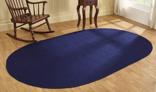 Vista 12 de La colección Better Trends Alpine Braid es una alfombra reversible para interiores duradera y resistente a las manchas 100% polipropileno