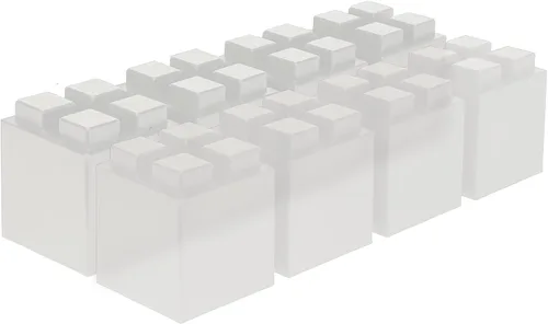 Vista 39 de EverBlock Paquete modular de plástico de tamaño natural de 3 x 3 pulgadas Bloques de construcción gigantes Fácil de conectar y reutilizar Uso