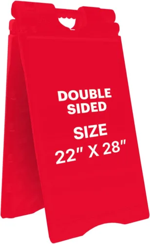 Vista 10 de Jumbl Letrero con marco A de 22 x 28 pulgadas, superficie de visualización grande para exteriores, con protector de letrero de PVC resistente a