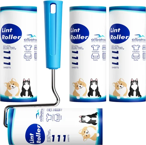 Vista 7 de Mini rodillos de pelusa extra pegajosos para viajes, 150 hojas de tamaño pequeño portátiles para eliminación de pelusa para mascotas y recogida