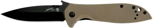 Vista 2 de Kershaw Emerson CQC-K - Cuchillos de bolsillo, cuchillo plegable de apertura manual con función en forma de onda, varios estilos