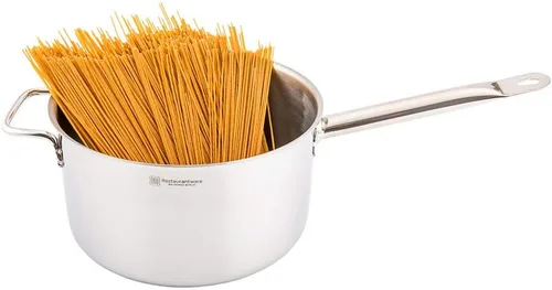 Vista 19 de Restaurantware Tapa de sartén de acero inoxidable, 7 x 2 pulgadas