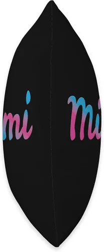Vista 2 de Miami - Vaperwave Synthwave 80s 90s Style Retro Design - Almohada de 16 x 16 pulgadas, multicolor