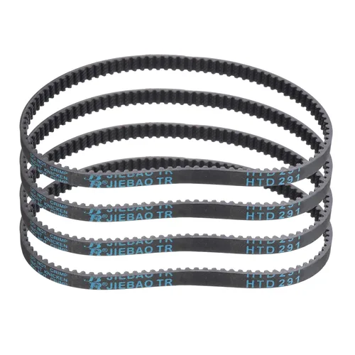 Vista 80 de uxcell 4 piezas HTD-3M Correa de Distribución de Goma 48 Dientes, Longitud de Paso 144mm x Ancho 6mm x Altura 2.4mm, Correa de Polea de Distribución