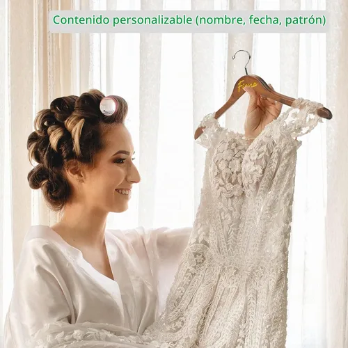 Vista 7 de Nature Smile Paquete de 20 perchas de madera de loto de alta calidad, perchas de madera para camisas, abrigos, chaquetas, perchas de ropa