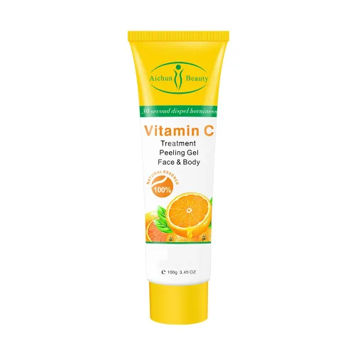 Vista 6 de Aichun Beauty Leche Exfoliante Piel Muerta Facial Purificar Cuerpo Limpieza Peeling Gel Crema 3.53 oz (ALOE VERA)