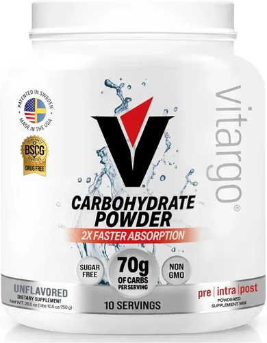 Vista 8 de Vitargo Polvo de carbohidratos, reposición de glucógeno muscular 2 veces más rápida, ponche de frutas de 1.7 libras, Pre, Intra y Post, polvo