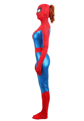 Vista 3 de Disfraz de Zentai de Mujer Spider-Man Multicolor