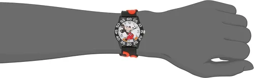 Vista 2 de Disney Mickey Mouse - Reloj analógico de cuarzo 3D para niños, Negro